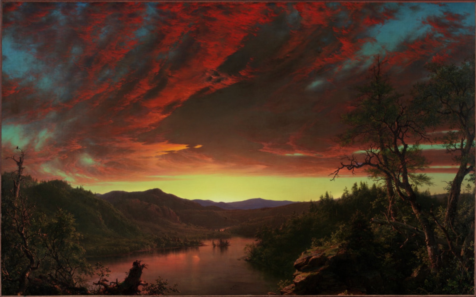 Twilight in the Wilderness by Frederic Edwin Church